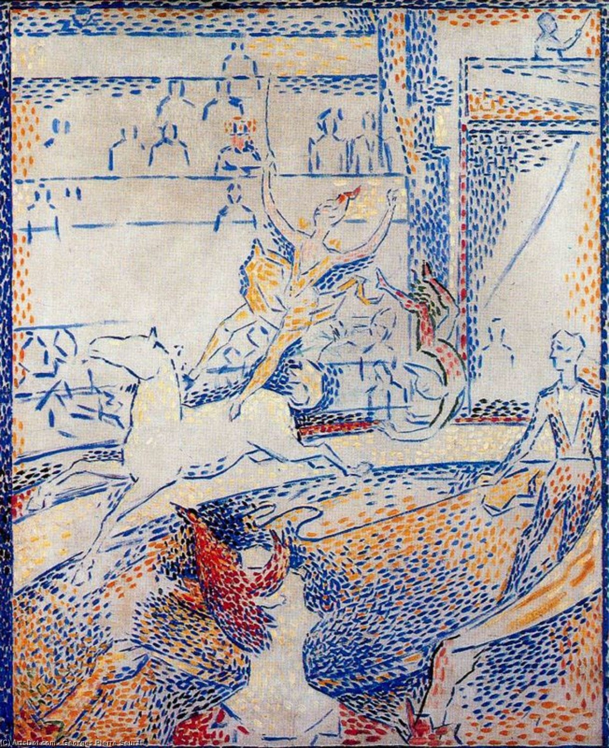 Study For ''the Circus'' — Georges Pierre Seurat