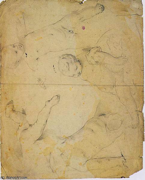 Studies Of A Putto — Albin Egger Lienz