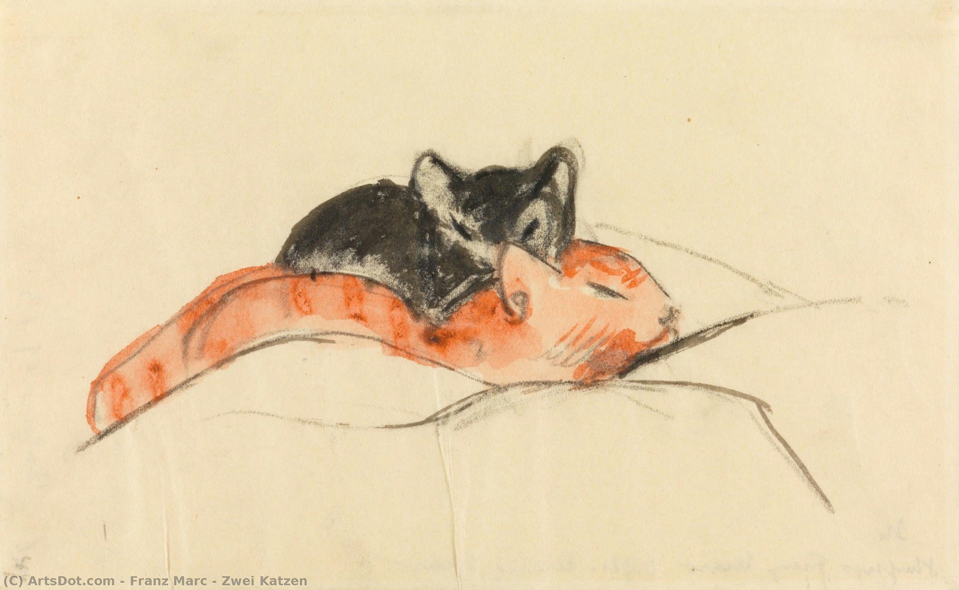 Due Gatti — Franz Marc