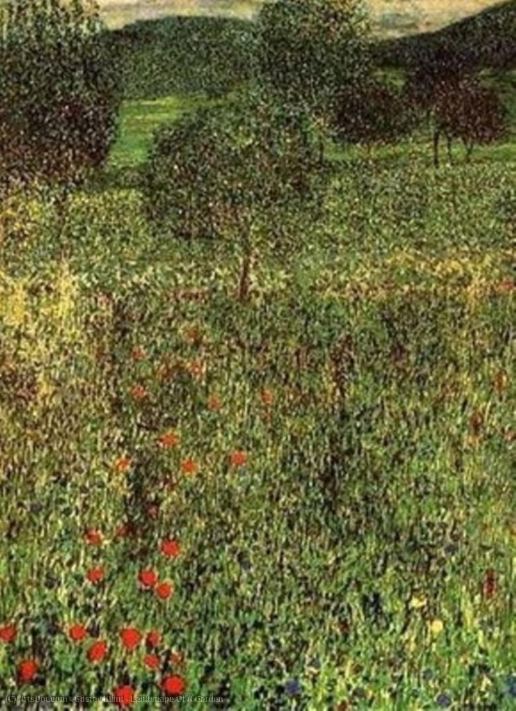 Paesaggio Di Un Giardino — Gustav Klimt