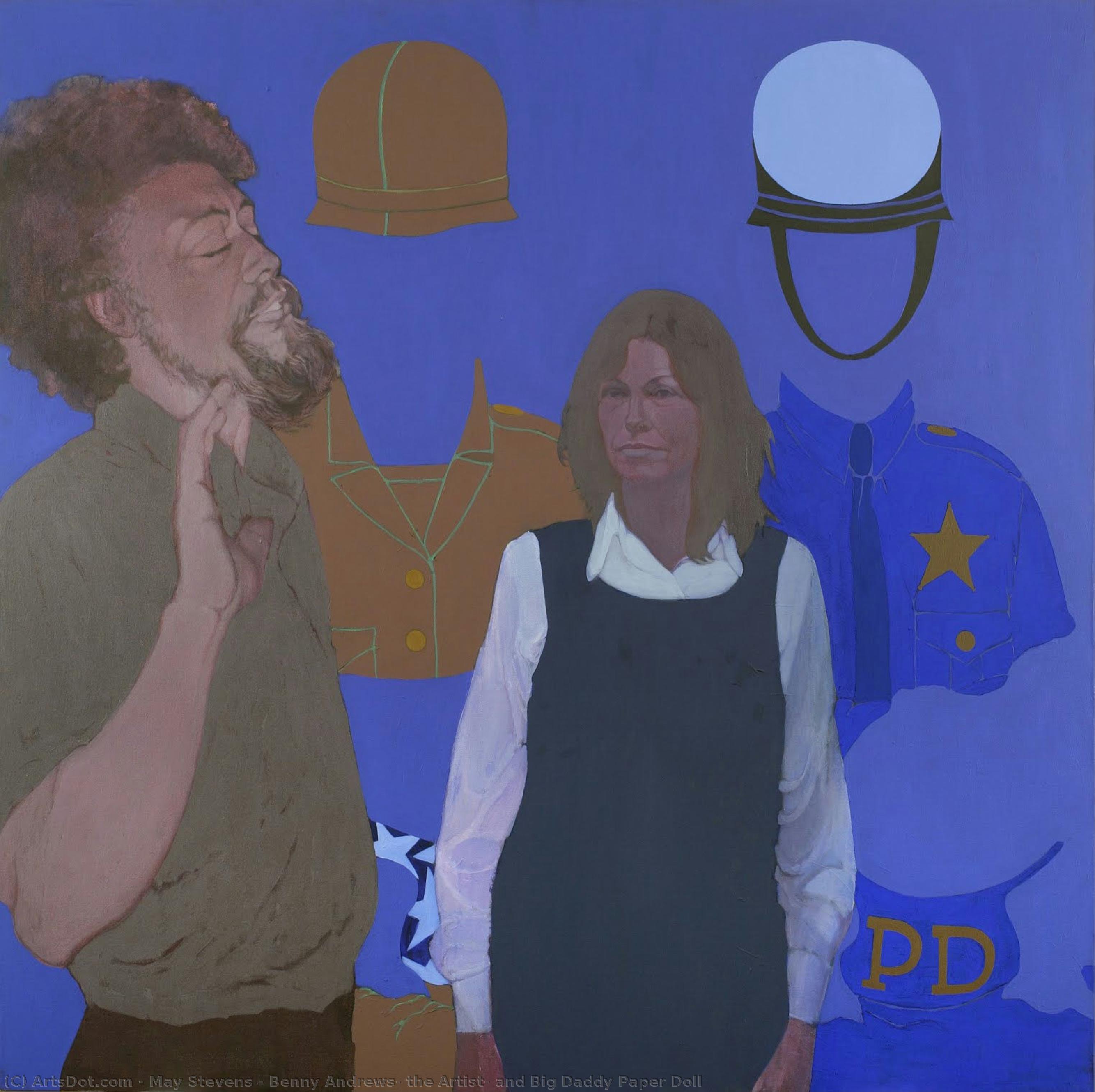 Benny Andrews, The Artist, And Big Daddy Paper Doll — May Stevens