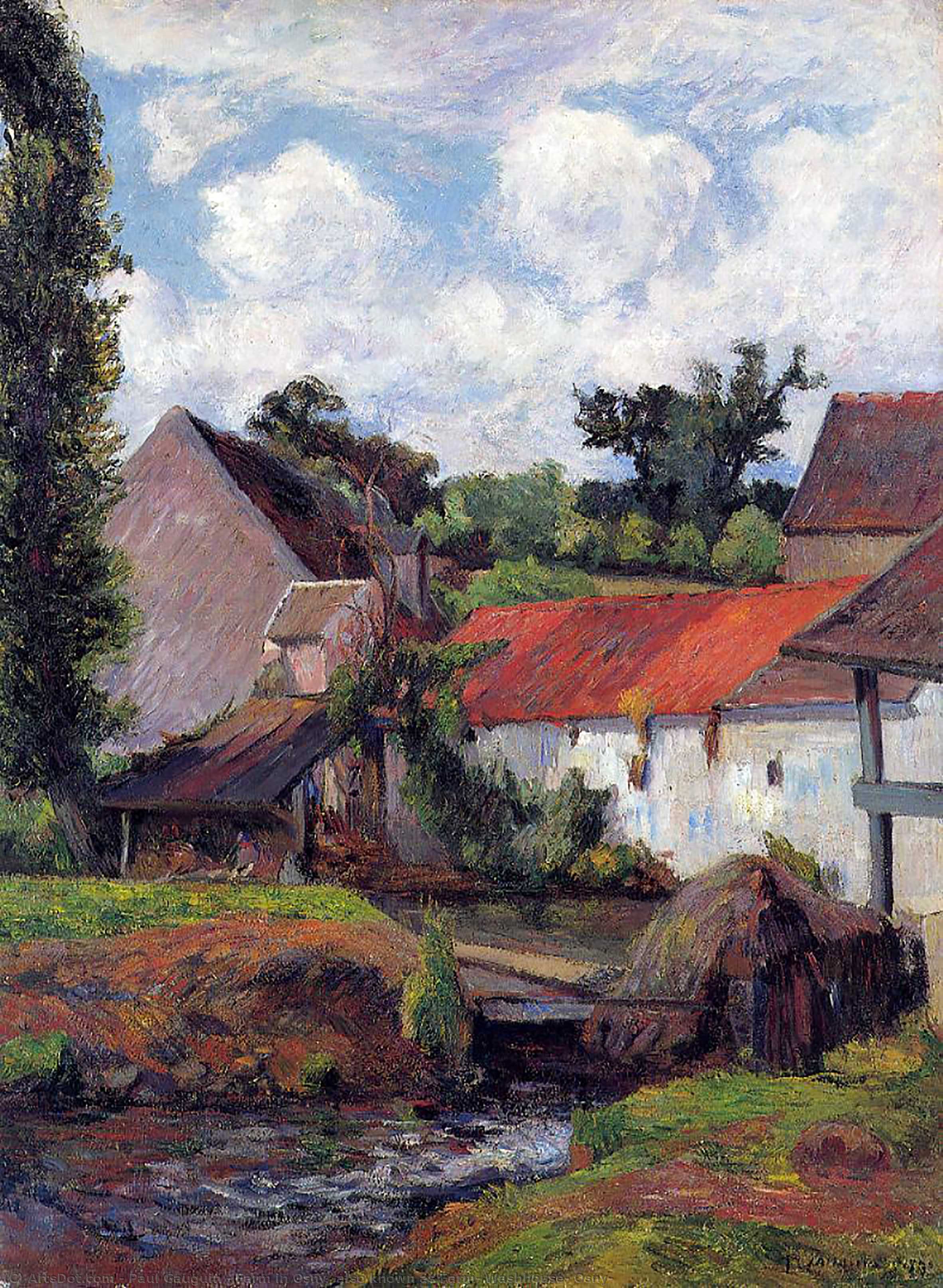Farm V Osny — Paul Gauguin