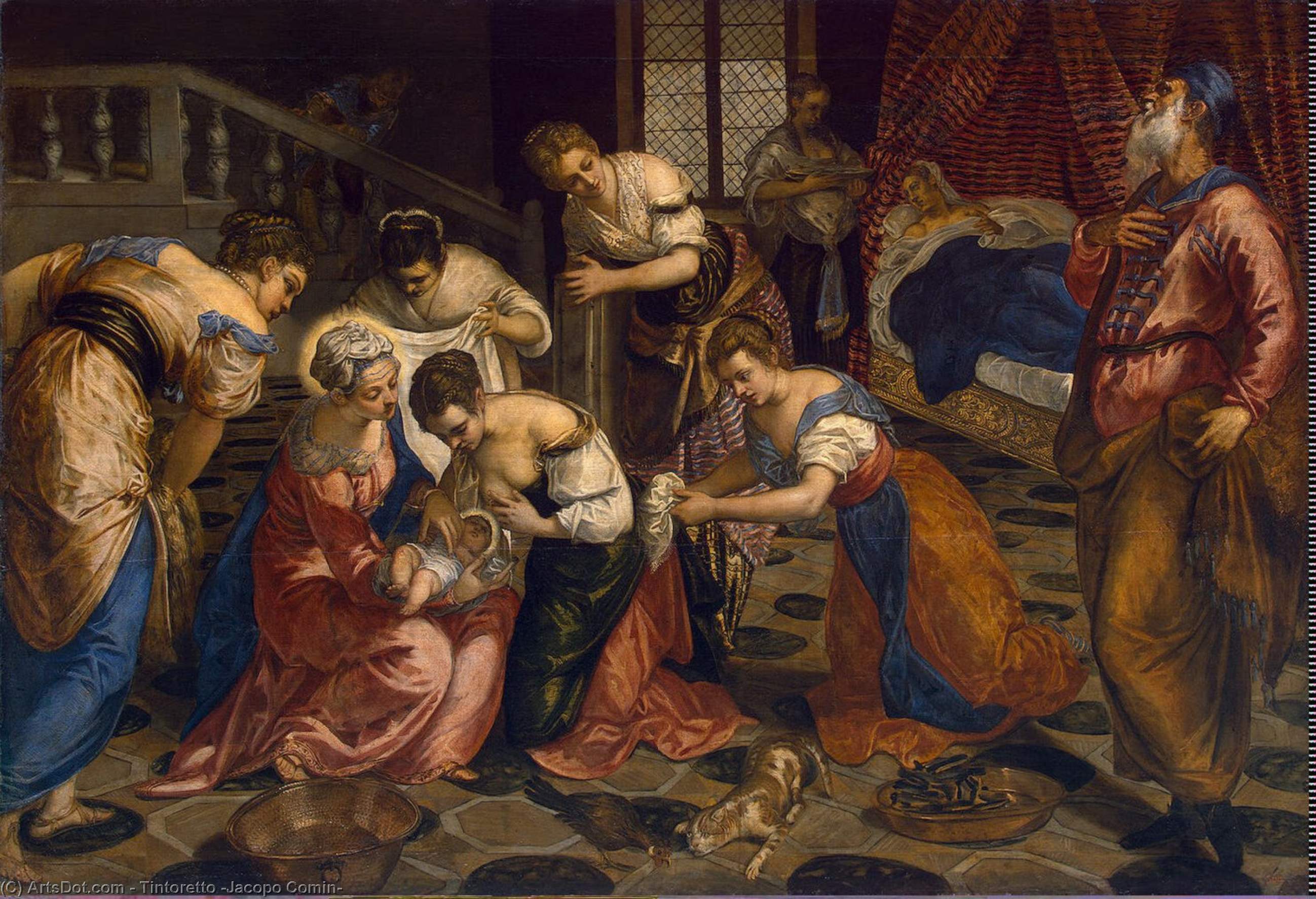 Narození Jana Křtitele — Tintoretto