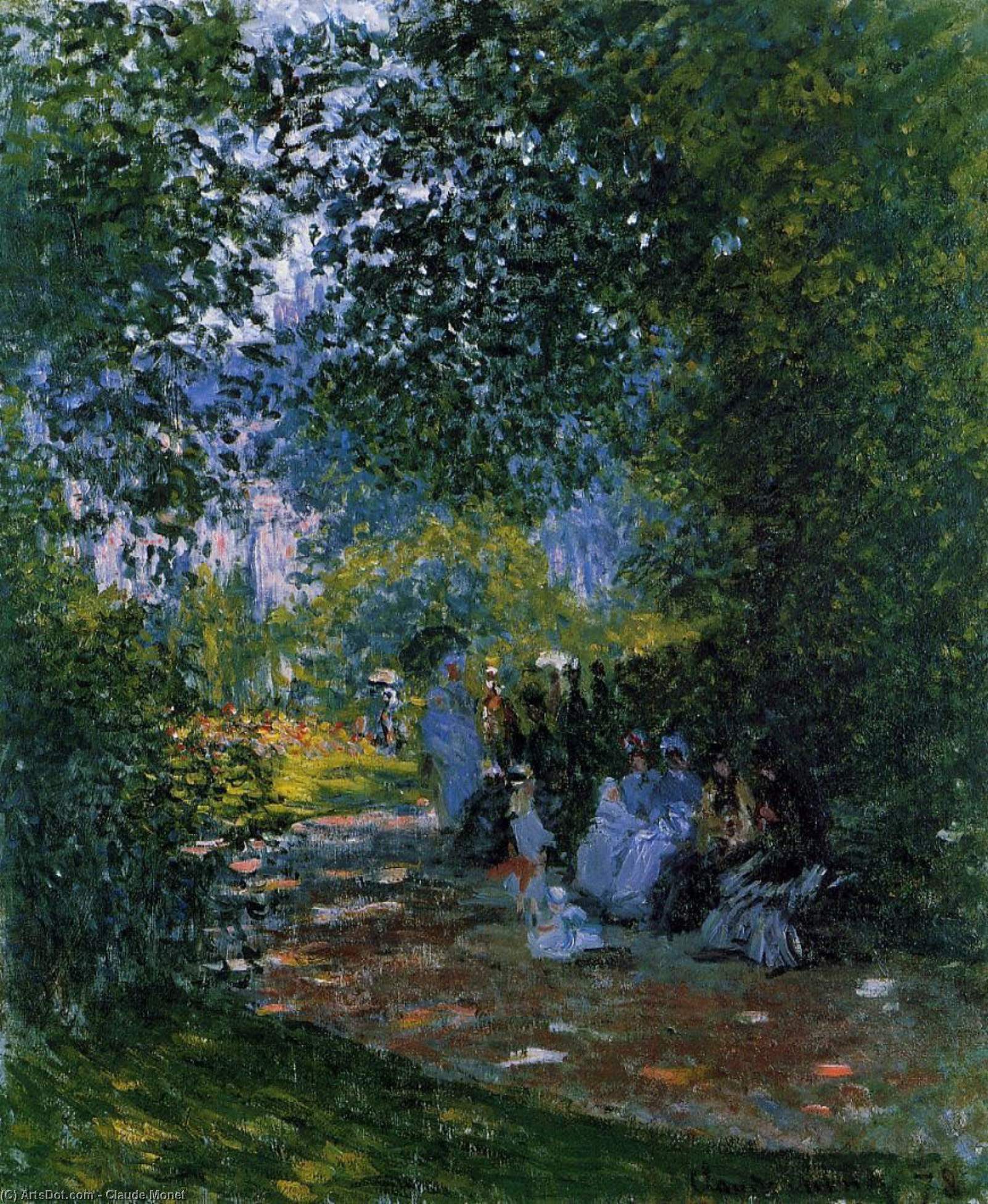 Park Monceau 3 Predstavuje Ikonické Dielo Claude Moneta Z Roku 1878, Ktoré Oslňuje Svojimi Živými Farbami A Dokonalým Zachytávaním Atmosféry Pokojného Popoludnia V Paríži. Tento Obraz Je Uložený V Kunstmuseum Winterthur A Ponúka Fascinujúci Pohľad Na Mone — Claude Monet