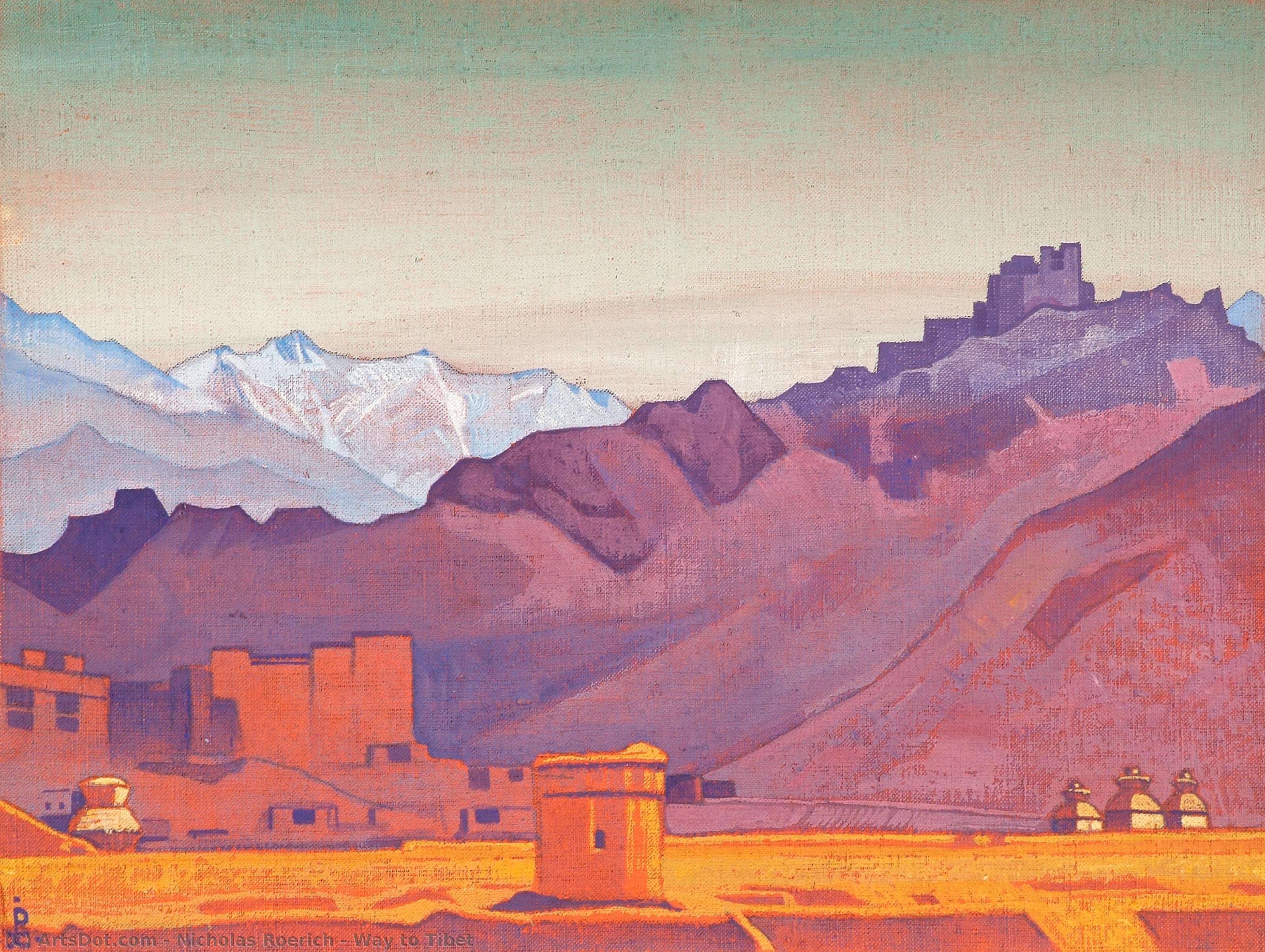 Nicholas Roerich, Way to Tibet