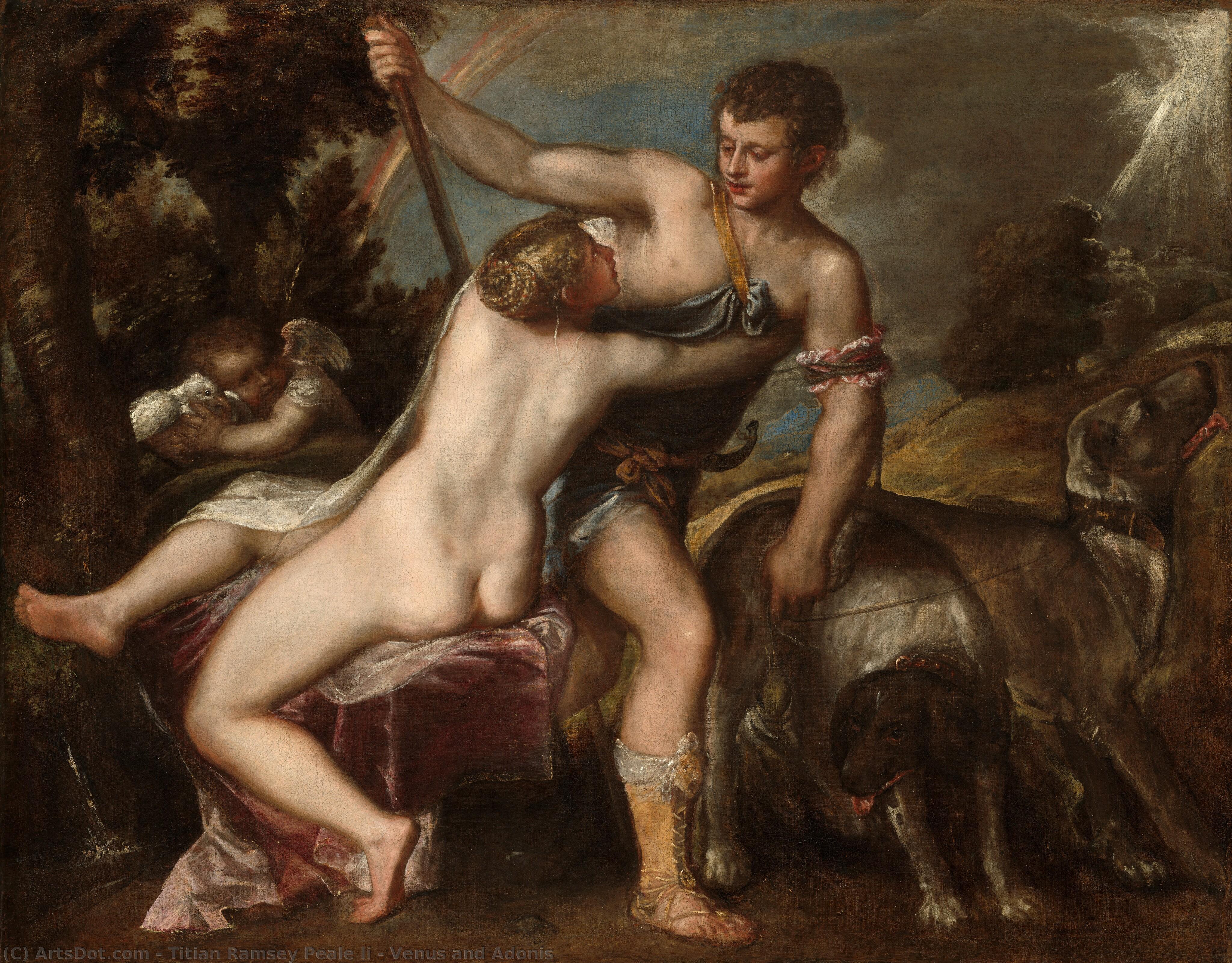 Venus Y Adonis — Tiziano Ramsay Peale Ii