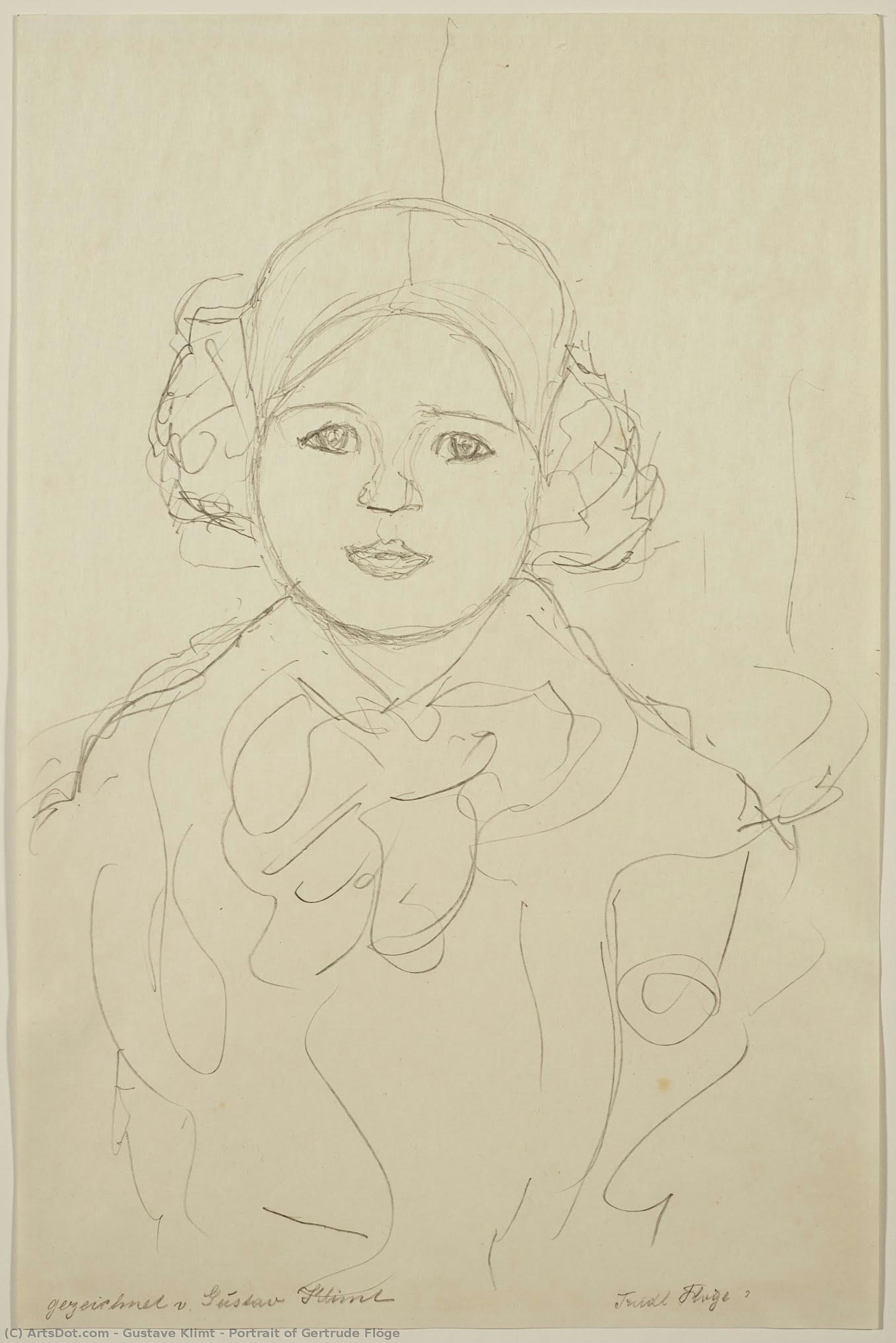 Portrét Gertrúd Flöge — Gustav Klimt