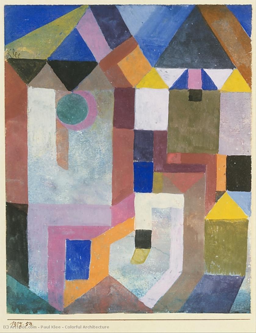 Architecture Colorée — Paul Klee