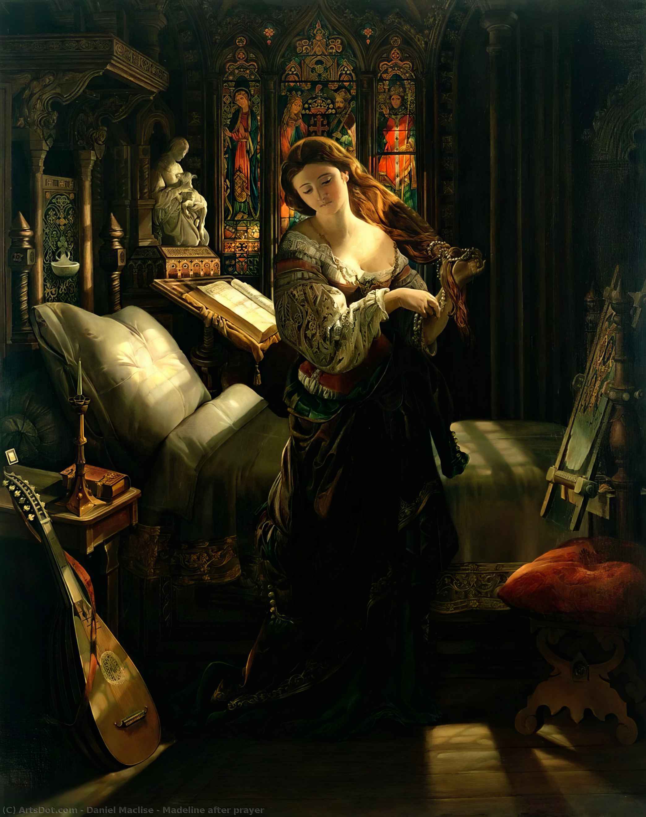 Madeline After Prayer — Daniel Maclise