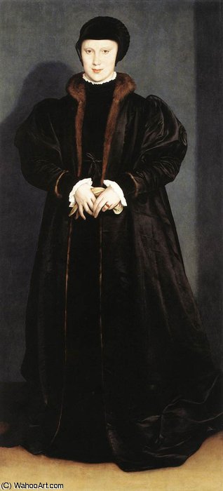 Christina Of Denmark Ducchess Of Milan — Hans Holbein The Younger