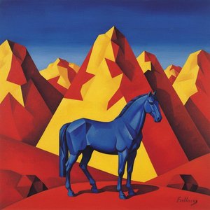 Azure Equilibrium In Crystalline Peaks — Agathe Morin