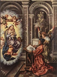 St Luke Painting The Madonna — Jan Gossaert (mabuse)
