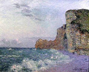 Cliffs In Normandy. Evening — Gustave Loiseau