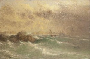 The Storm, (painting) — John Olson Hammerstad