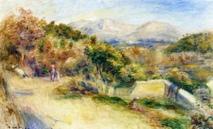 The View From Collettes — Pjer Ogist Renoar, Impressionist Landscape