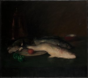 Natura Morta: Pesci — William Merritt Chase