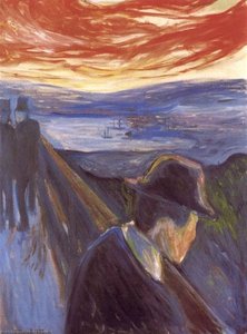 Fortvivlan — Edvard Munch