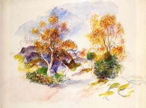 Paesaggio Con Alberi — Pierre-auguste Renoir