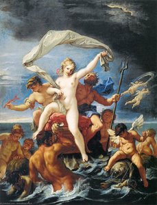 넵튠 ও অ্যাম্ফিট্রাইটিস — Sebastiano Ricci
