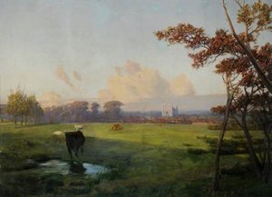 Panoramic View Of Beverley, East Riding Of Yorkshire — Thomas Jacques Somerscales
