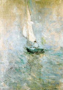 Sailing In The Mist — John Henry Twachtman, Impressionism