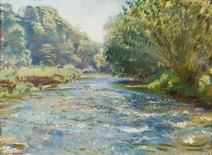 The Barle Near Brightworthy, Withypool, Exmoor — ალფრედ ჯეიმზ მუნინგს, British Regionalism
