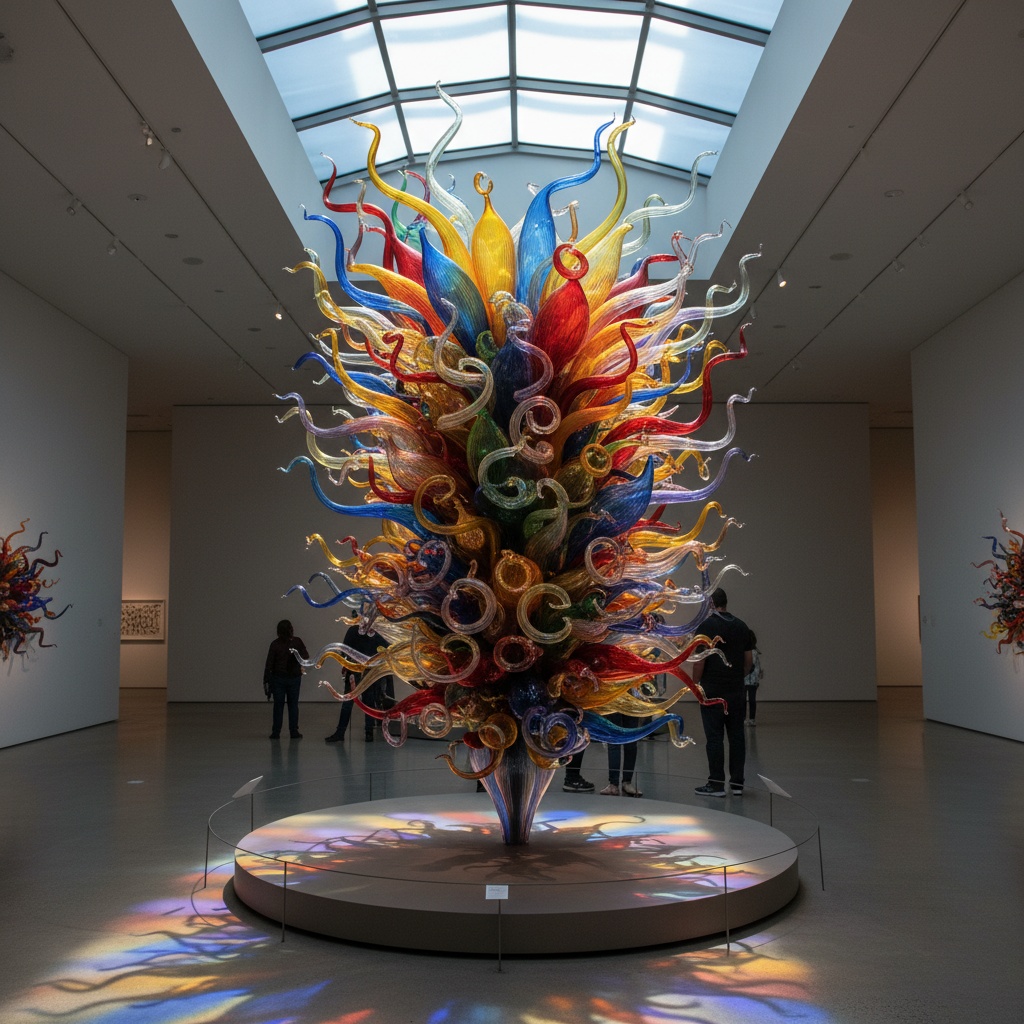 Sklo ve stylu Chihulyho