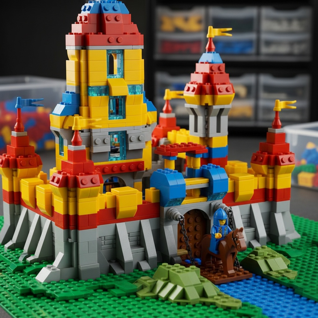 Styl Lego kostek