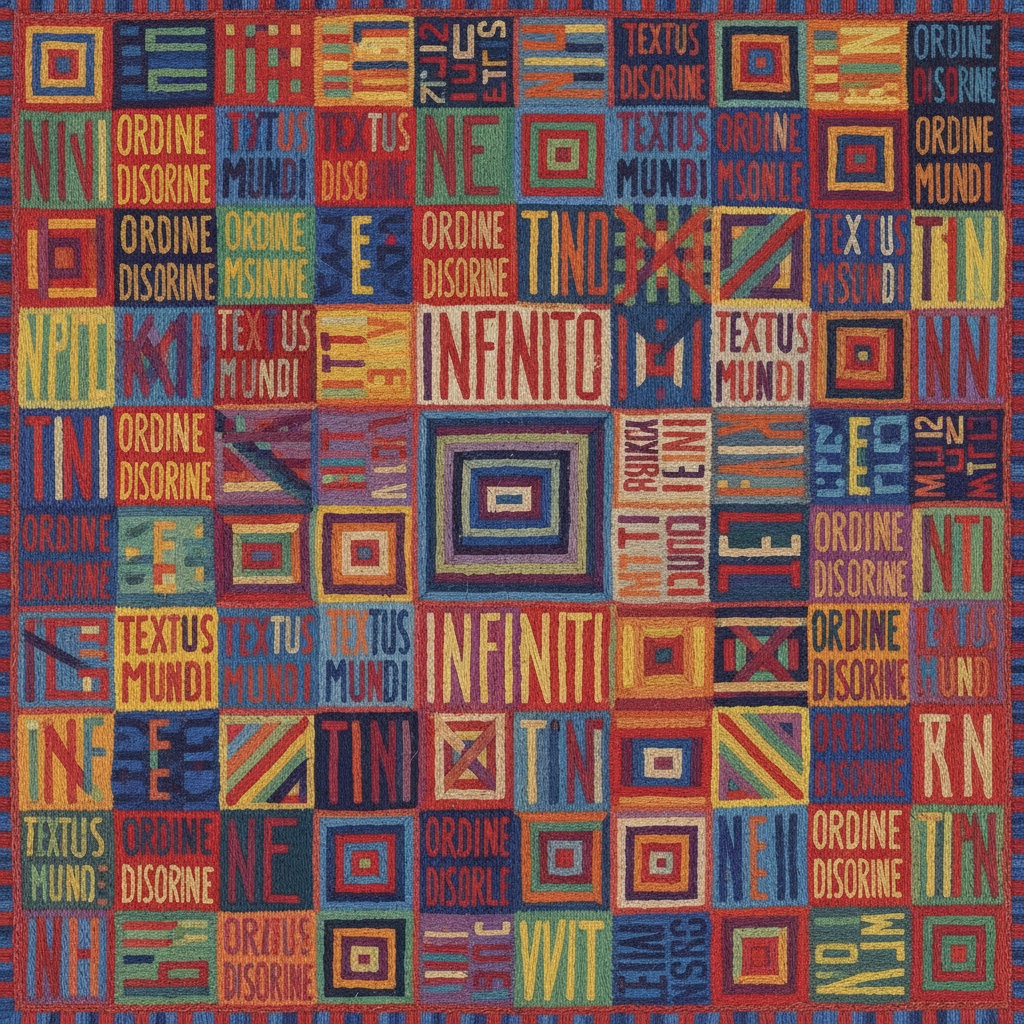 Alighiero Boetti Konceptuální textil