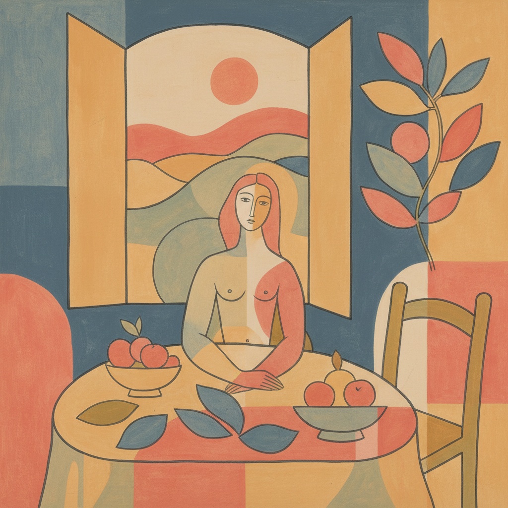 Barevná kompozice Matisse