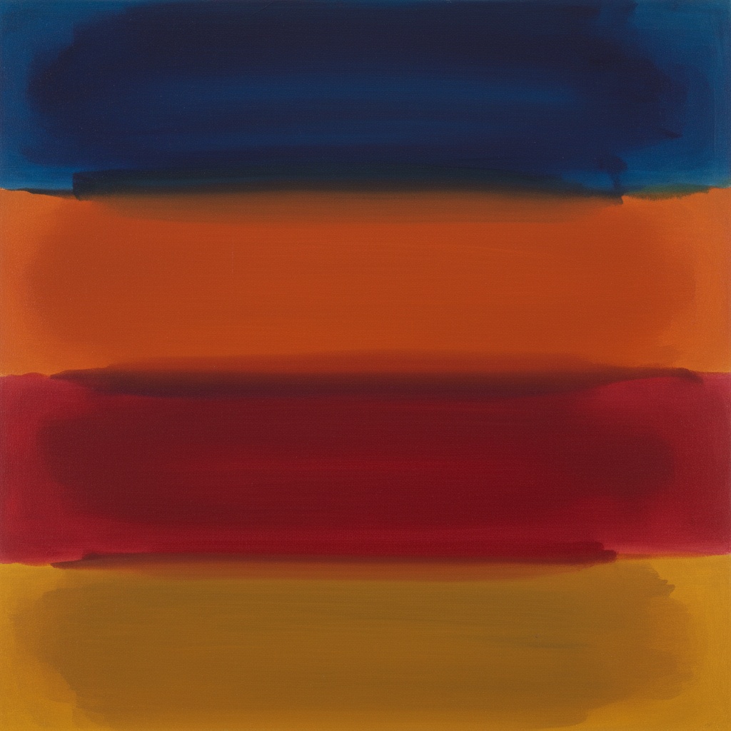 A photograph restyled as a contemporary colour field