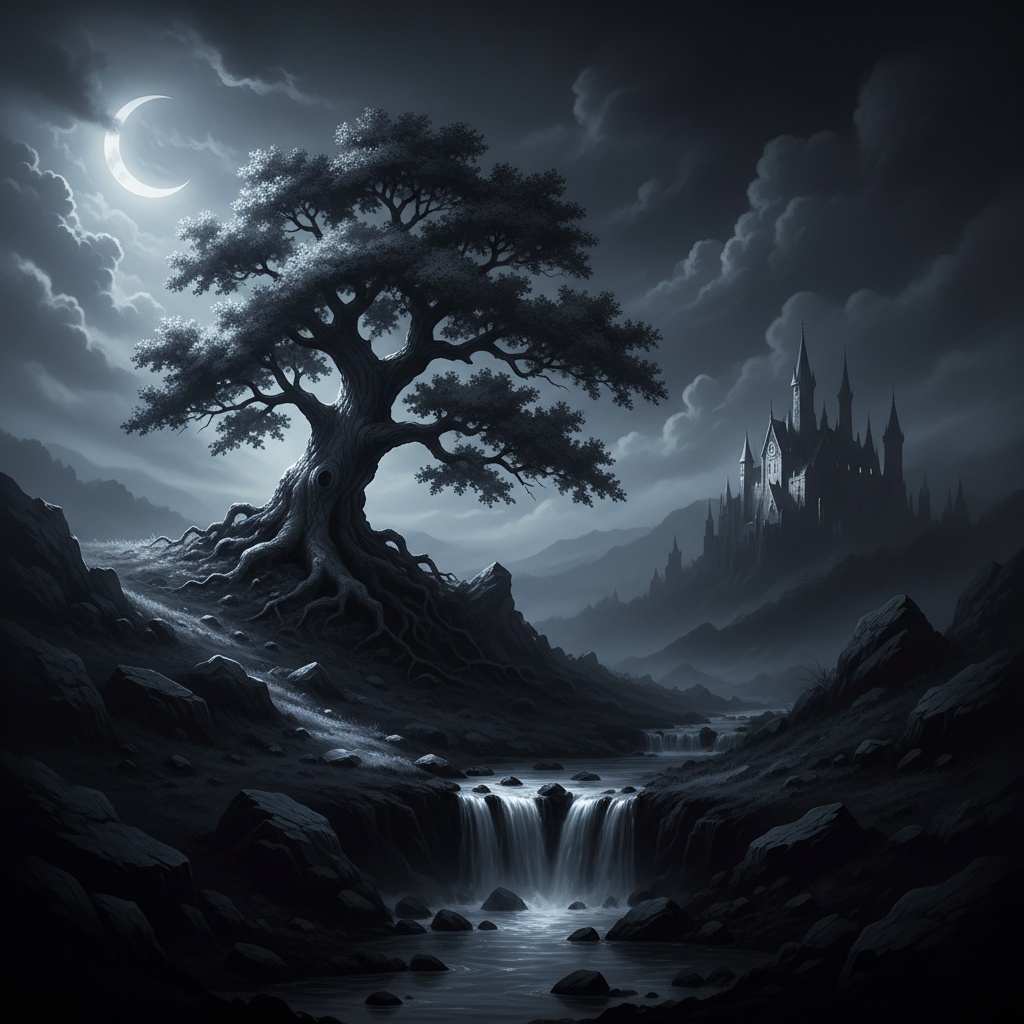 Měsíční světlo a chiaroscuro